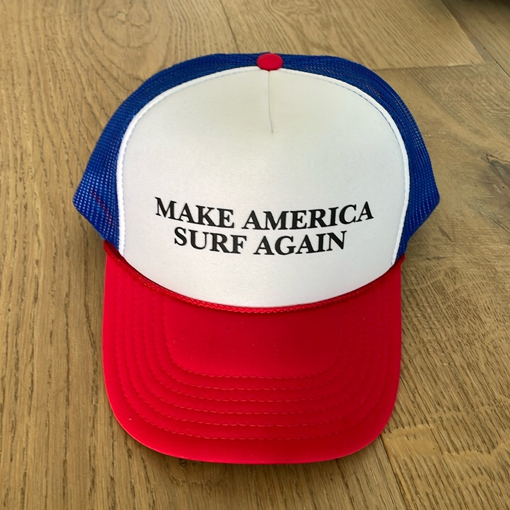 Make America Surf Again trucker hat